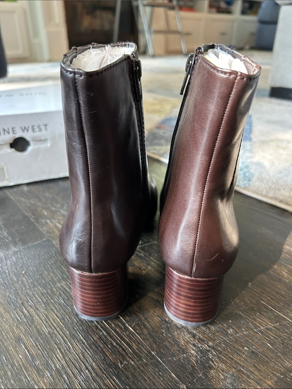 Nine West Brown Ankle Boots for Women - Picture 6 of 7